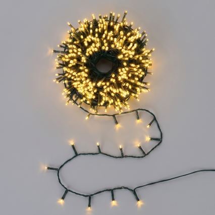 Aigostar - LED Buiten Kerstverlichting 300xLED/8 functies 18m IP44 warm wit