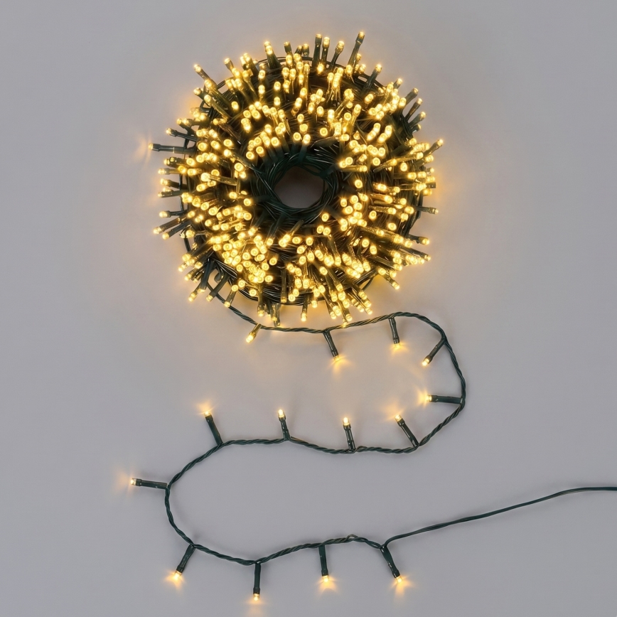 Aigostar - LED Buiten Kerstverlichting 300xLED/8 functies 18m IP44 warm wit