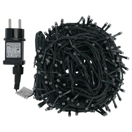 Aigostar - LED buiten kerstsnoer 300xLED/8 functies 30m IP44 koud wit