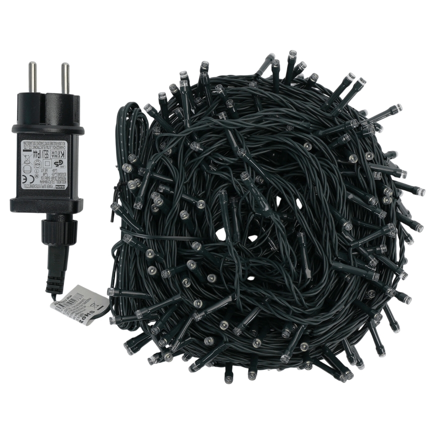 Aigostar - LED buiten kerstsnoer 300xLED/8 functies 30m IP44 koud wit