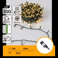 Aigostar - LED Buiten Kerstverlichting 300xLED/8 functies 18m IP44 warm wit
