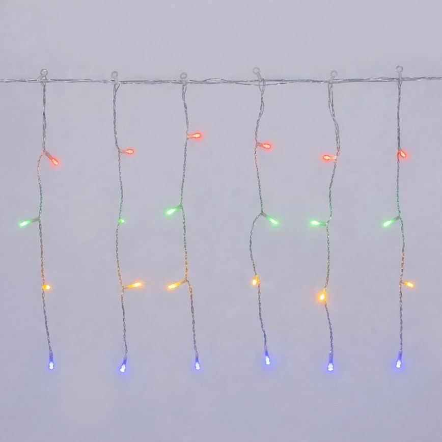 Aigostar - LED kerstsnoer voor buiten 300xLED/8 functies 3xAA 18x0,4m IP44 meerkleurig