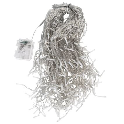 Aigostar - LED kerstsnoer voor buiten 300xLED/8 functies 3xAA 18x0,4m IP44 meerkleurig