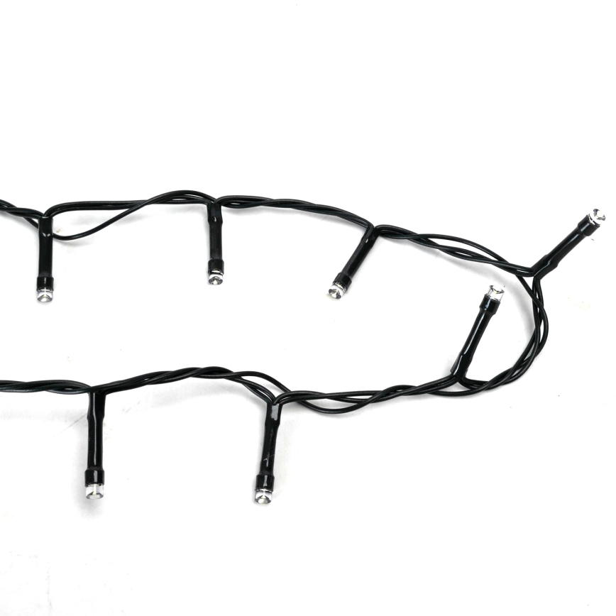 Aigostar - LED buiten kerstsnoer 400xLED/8 functies 4xAA 20,3 m IP44 warm wit