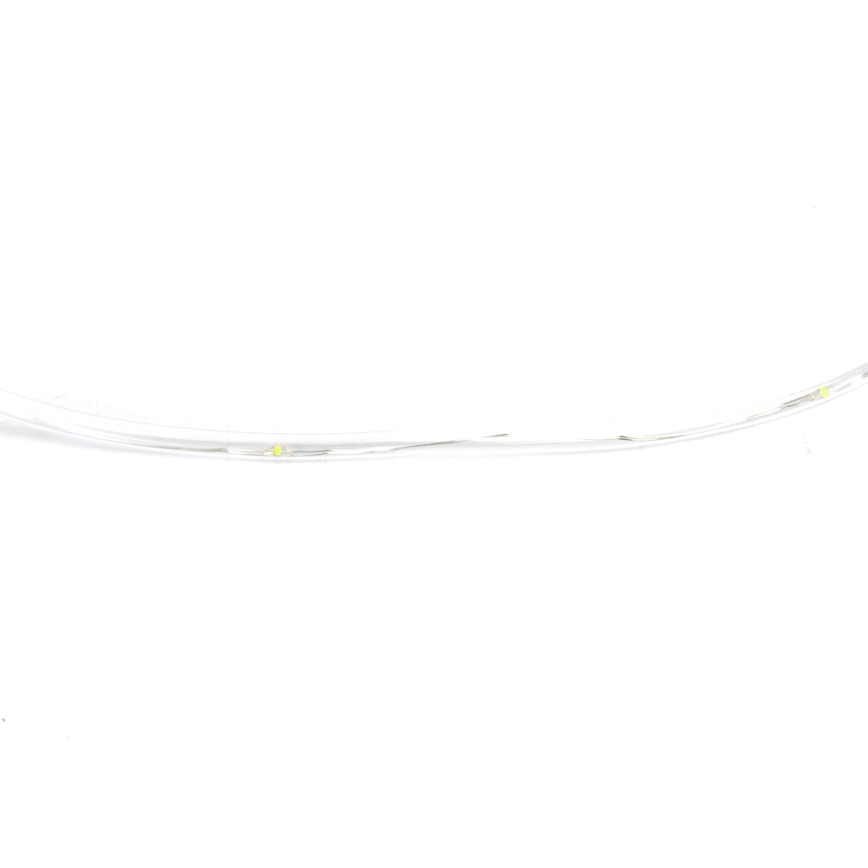 Aigostar - LED Buiten kerstverlichting 50xLED/8 functies 3xAA 5,3m IP44 koud wit