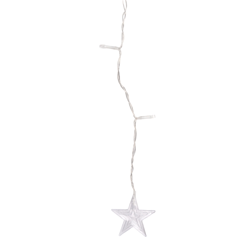 Aigostar - LED buitensnoer 168xLED/8 functies 3x1,5m IP44 warmwit sterren