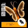 Aigostar - LED Buitendecoratie 246xLED/9W/230V 42 cm IP44 vlinder/meerkleurig