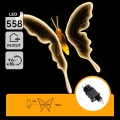 Aigostar - LED Buitendecoratie 558xLED 90 cm IP44 vlinder/warm wit
