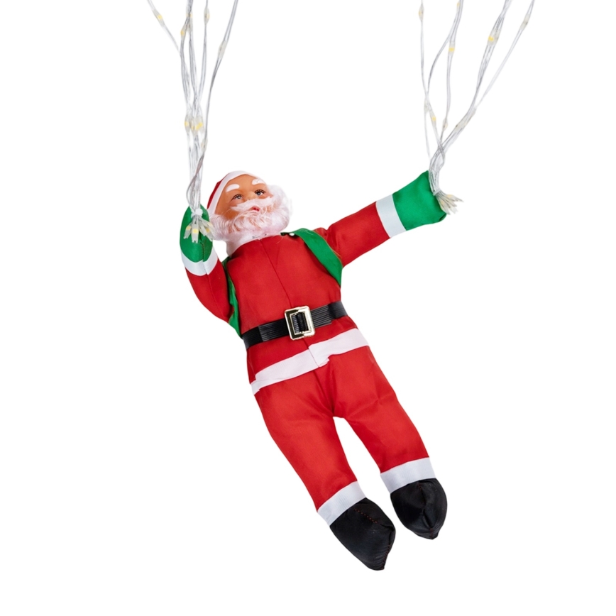 Aigostar - LED-buitenkerstdecoratie LED/3xAA IP44 kerstman