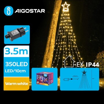 Aigostar - LED Buitenkerstdecoratie LED/6W/230V 3,5m IP44 warm wit