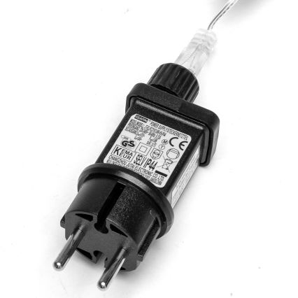 Aigostar - LED buitenlichtsnoer 50x LED / 8 functies / 8 m / IP44 / warm wit