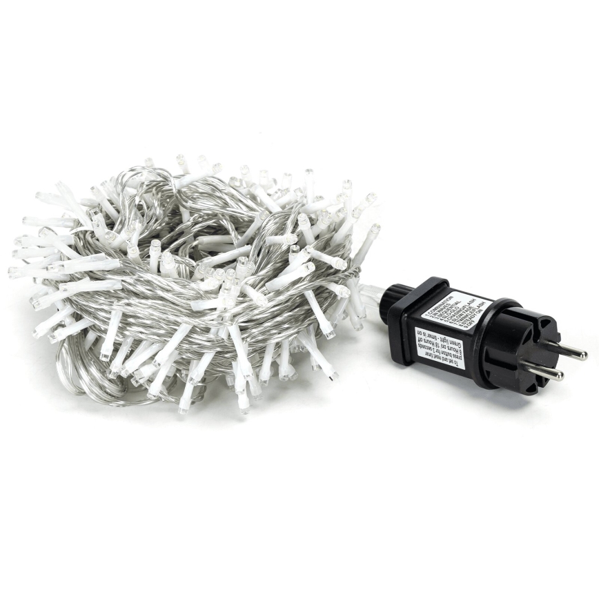 Aigostar - LED buitensnoer 200xLED/8 functies 23m IP44 koud wit