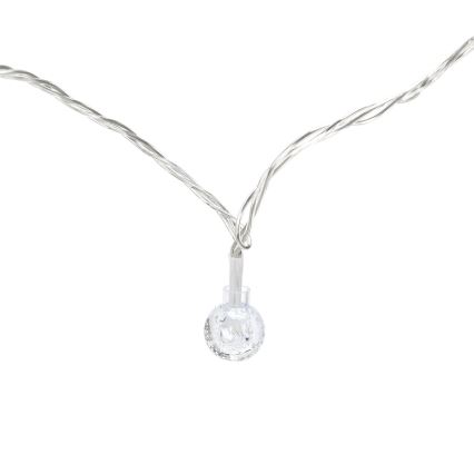 Aigostar - LED buitensnoer 50xLED/8 functies 8m IP44 koud wit