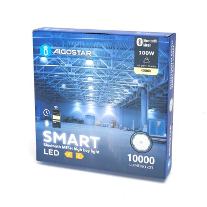 Aigostar - LED Heavy-duty dimbaar buitenshuis lamp MESH High Bay LED/100W/230V 4000K IP65
