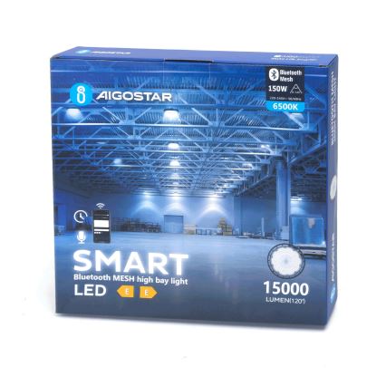 Aigostar - LED Heavy-duty dimbaar buitenshuis lamp MESH High Bay LED/150W/230V 6500K IP65