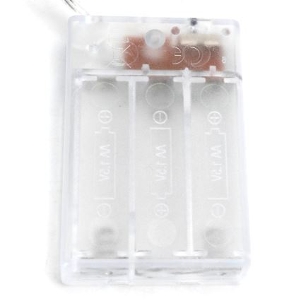 Aigostar - LED-decoratiesnoer met knijpers 20xLED/3xAA 3,3m warm wit