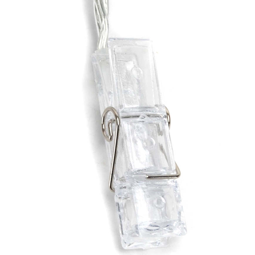 Aigostar - LED decoratieve lichtketting 20xLED/5W/USB 6 m warm wit