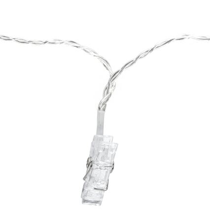 Aigostar - LED-decoratieve lichtslinger 40×LED/5W/USB 9 m warm wit
