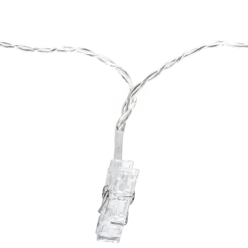 Aigostar - LED decoratieve slinger 40xLED/5W/USB 9 m warm wit