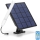 Aigostar - LED Dimbaar buis met een zonnepaneel LED/3,2V 3000K/4000K/6500K IP65 5000 mAh + afstandsbediening