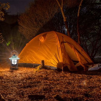 Aigostar - LED Dimbaar draagbaar oplaadbaar kamperen lamp LED/3W/3,7V 1200mAh
