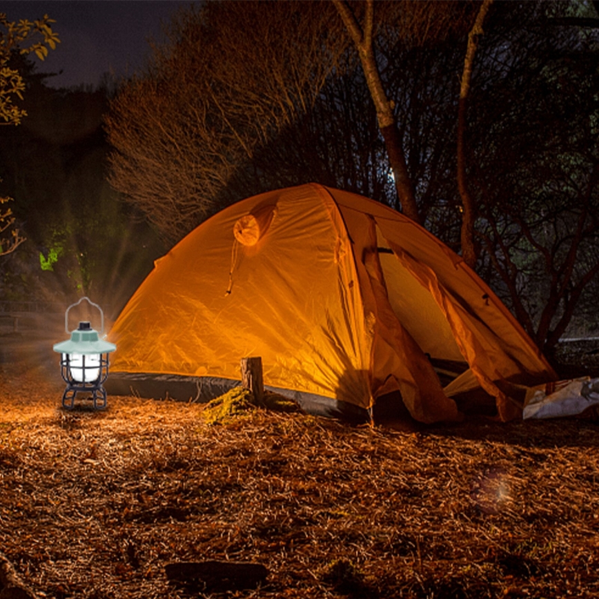 Aigostar - LED Dimbaar draagbaar oplaadbaar kamperen lamp LED/3W/3,7V 1200mAh