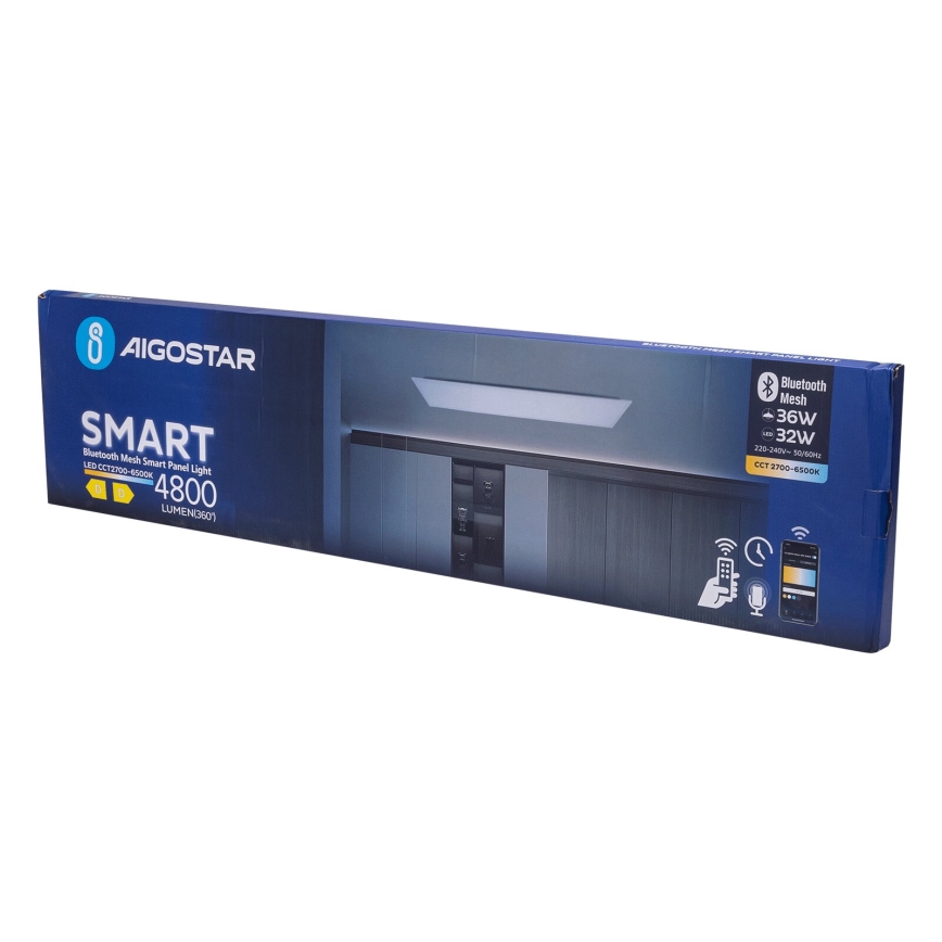 Aigostar - LED dimbaar inbouwpaneel MESH LED/36W/230V 2700-6500K 120x30 cm