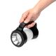 Aigostar - LED Dimbaar kamperen flashlight 3in1 LED/3xAA zwart