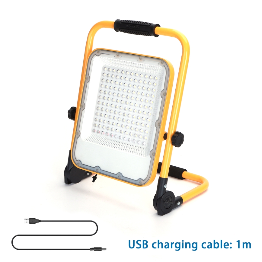 Aigostar - LED Dimbaar rechargeable Schijnwerper LED/100W/5V 6500K IP65