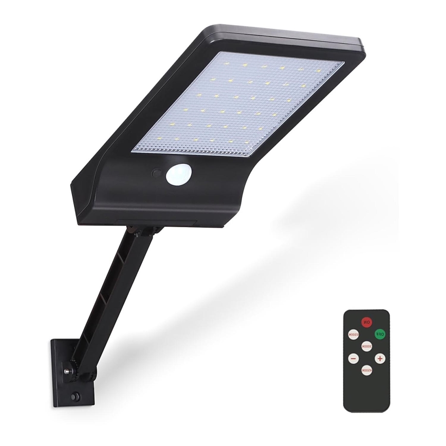 Aigostar - LED Dimbaar zonne- lamp met sensor LED/2,3W/5,5V IP65 1800 mAh + afstandsbediening