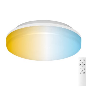 Aigostar - LED dimbare badkamerplafondlamp LED/24W/230V 3000K-6500K IP54 + afstandsbediening