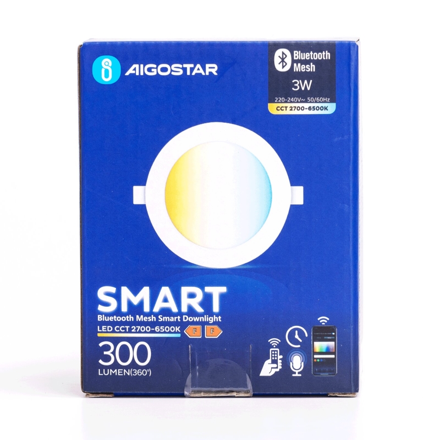 Aigostar - LED dimbare inbouwspot MESH LED/3W/230V 2700-6500K wit