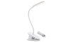 Aigostar - LED Dimbare oplaadbare tafellamp met clip LED/2,5W/5V wit
