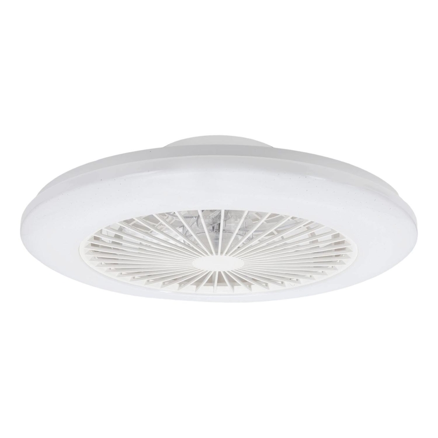 Aigostar - LED Dimbare plafondlamp met ventilator LED/40W/230V 2700-6500K diameter 48,5 cm wit + afstandsbediening