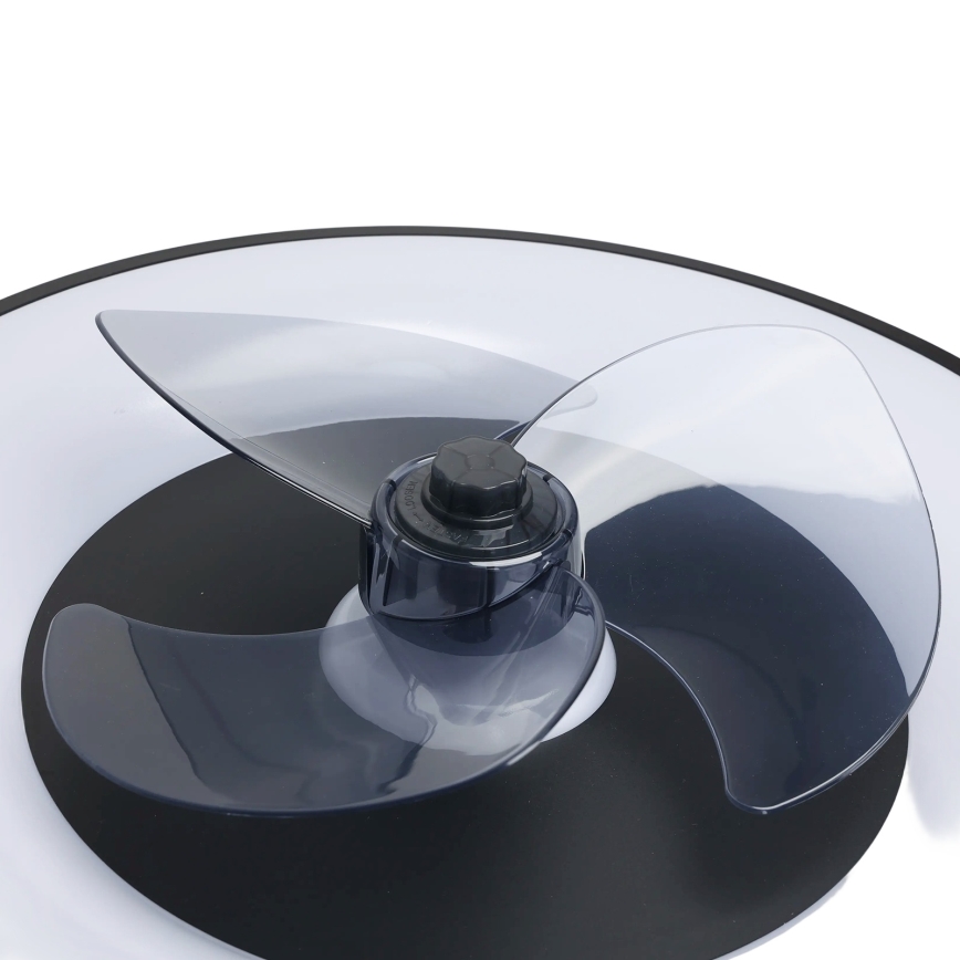Aigostar - LED Dimbare plafondlamp met ventilator MESH LED/40W/230V 2700-6500K zwart + afstandsbediening