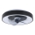 Aigostar - LED Dimbare plafondlamp met ventilator MESH LED/40W/230V 2700-6500K zwart + afstandsbediening
