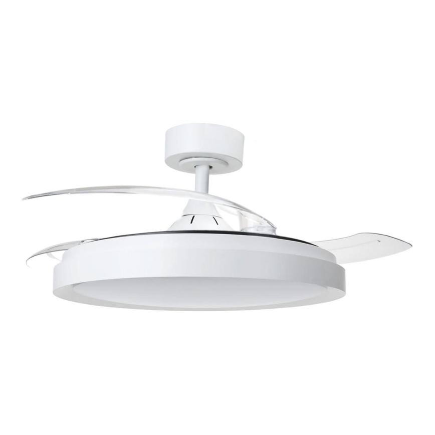 Aigostar - LED Dimbare plafondlamp met ventilator MESH LED/50W/230V 2700-6500K zwart + afstandsbediening