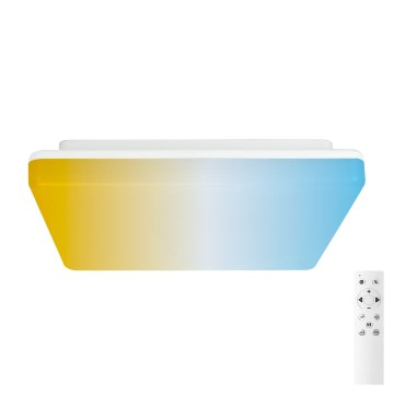 Aigostar - LED-dimbare plafondlamp voor badkamer LED/18W/230V 3000K-6500K IP54 + afstandsbediening
