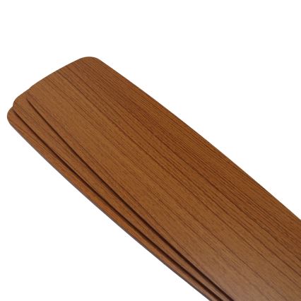 Aigostar - LED dimbare plafondventilator LED/20W/230V 2700-6500K 132cm bruin + afstandsbediening