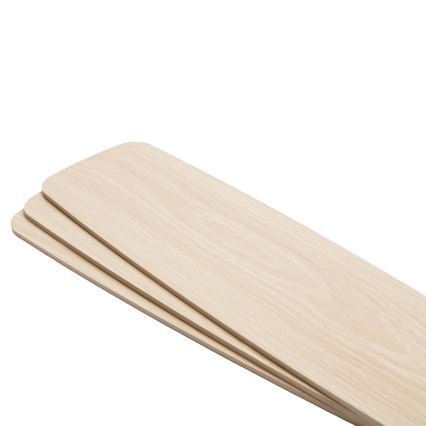 Aigostar - LED dimbare plafondventilator LED/20W/230V 2700-6500K 132cm wit/beige + afstandsbediening