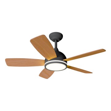 Aigostar - LED dimbare plafondventilator LED/20W/230V 2700-6500K 132cm beige + afstandsbediening
