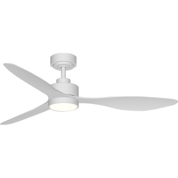 Aigostar - LED dimbare plafondventilator LED/20W/230V 2700-6500K 132cm wit + afstandsbediening