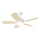 Aigostar - LED dimbare plafondventilator LED/20W/230V 2700-6500K 132cm wit/beige + afstandsbediening