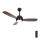 Aigostar - LED dimbare plafondventilator LED/24W/230V 2700-6500K 106,6 cm + afstandsbediening