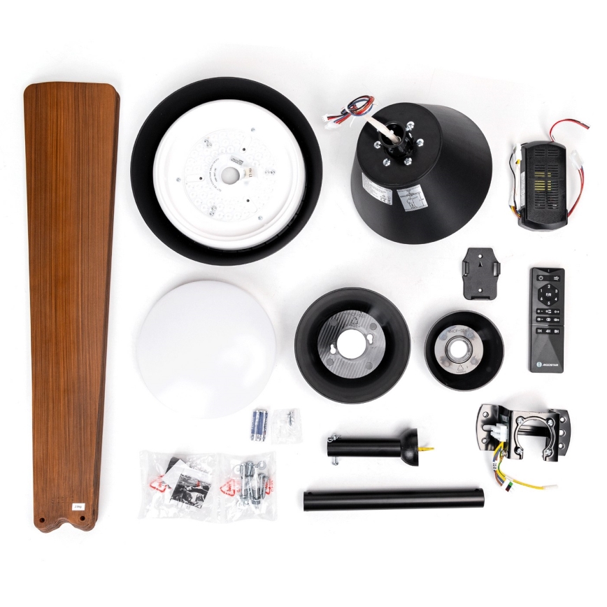 Aigostar - LED dimbare plafondventilator LED/24W/230V 2700-6500K 132cm + afstandsbediening