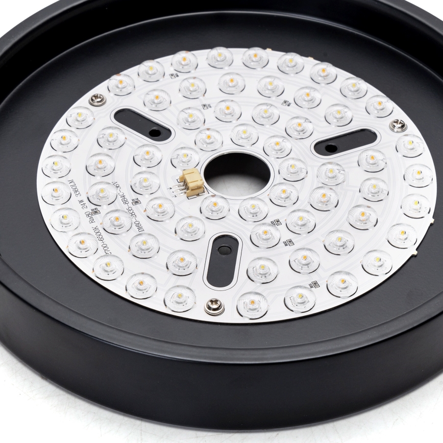 Aigostar - LED dimbare plafondventilator LED/24W/230V 2700-6500K 165cm zwart + afstandsbediening