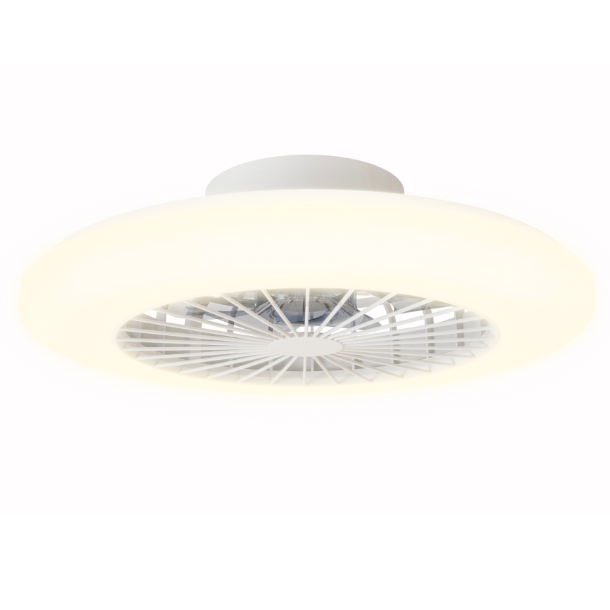 Aigostar - LED Dimbare plafondlamp met ventilator LED/40W/230V 2700-6500K diameter 48,5 cm wit + afstandsbediening