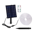 Aigostar - LED dimbare solarstrip LED/5W/3,2V 5 m 2700K IP65 4000 mAh + afstandsbediening