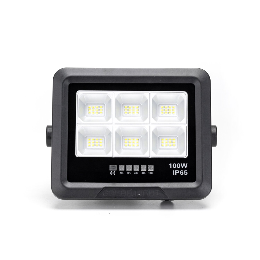 Aigostar - LED Dimbare zonne-schijnwerper LED/100W/3,4V IP65 + afstandsbediening
