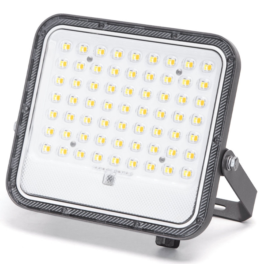 Aigostar - LED Dimbare zonne-schijnwerper LED/100W/3,4V 3000/4000/6500K IP66 + afstandsbediening